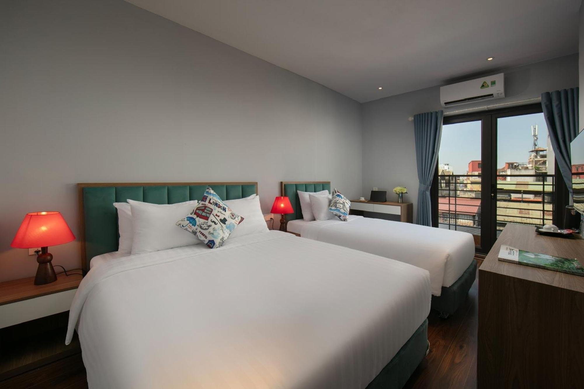 Lakeview Backpackers Hostel & Rooftop Bar Hanoj Exteriér fotografie