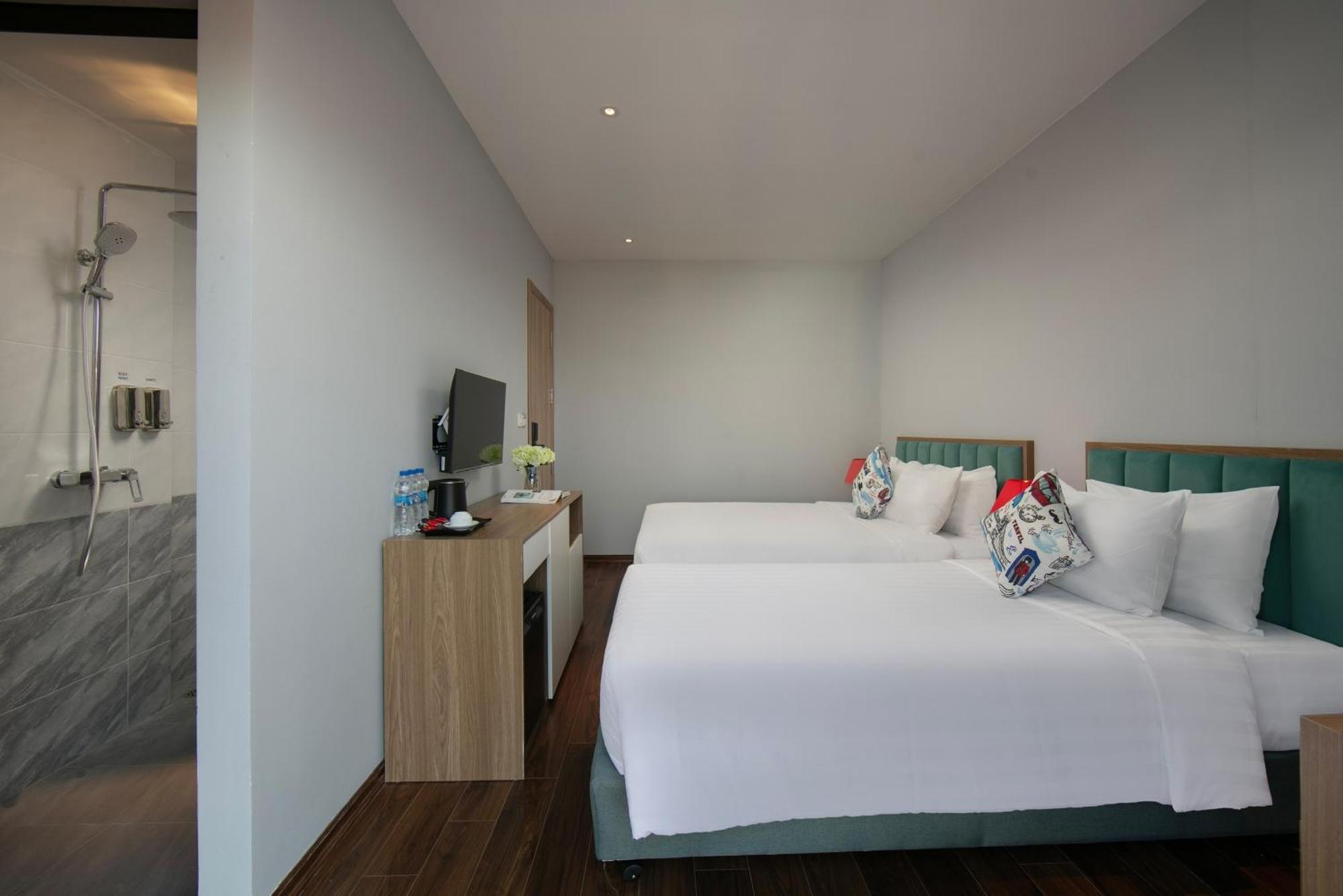 Lakeview Backpackers Hostel & Rooftop Bar Hanoj Exteriér fotografie