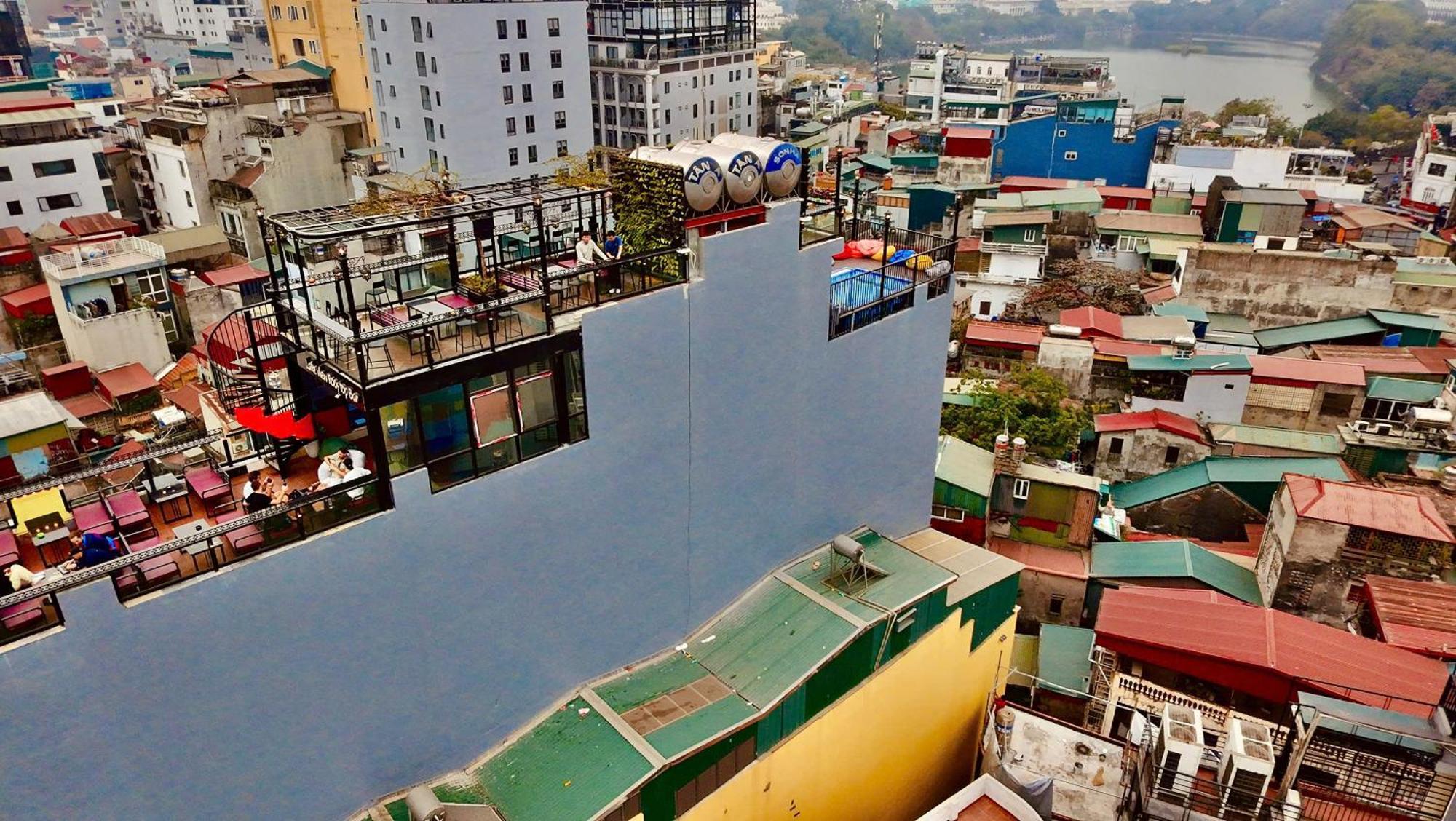 Lakeview Backpackers Hostel & Rooftop Bar Hanoj Exteriér fotografie